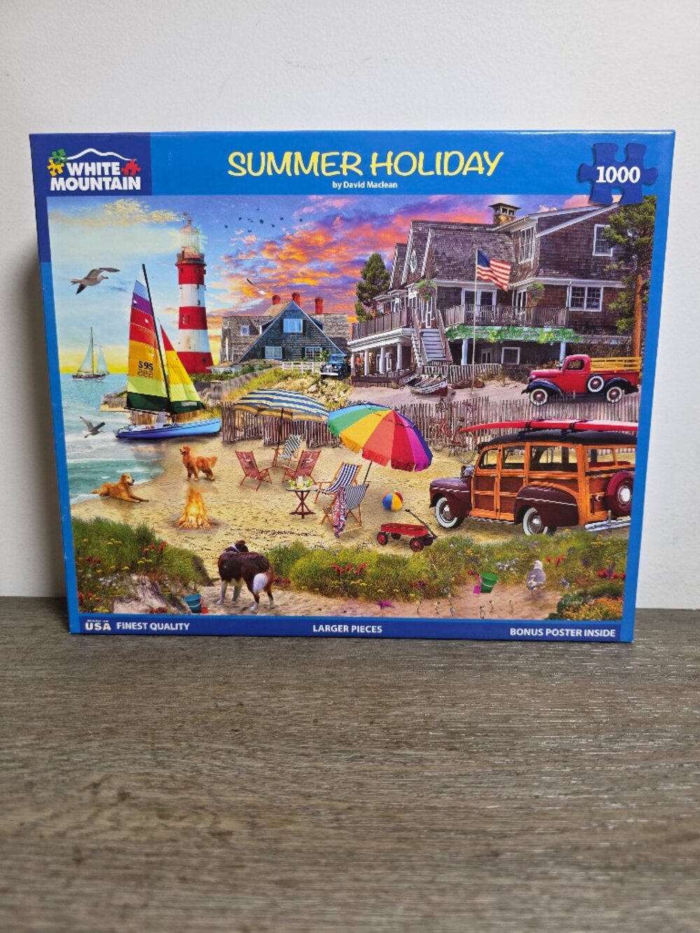 Summer Holiday - 1000 Piece Jigsaw Puzzle by White Mountain 2024